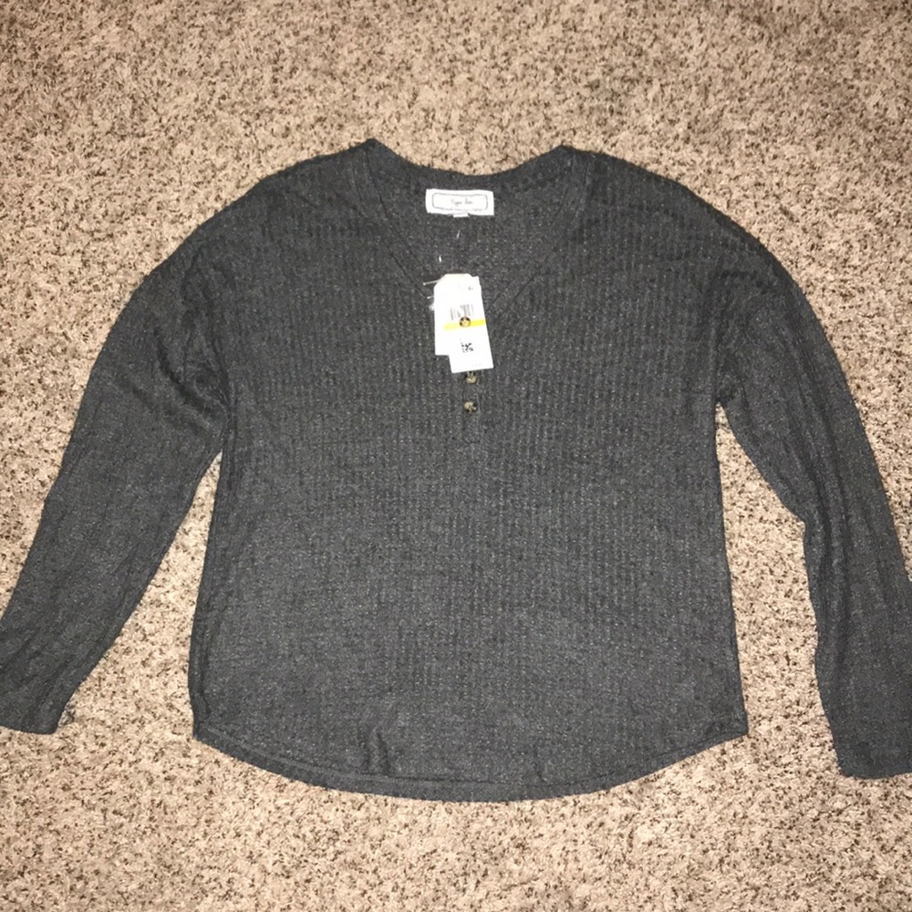 Dark grey henley